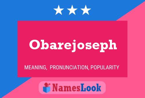 Obarejoseph 名字海报