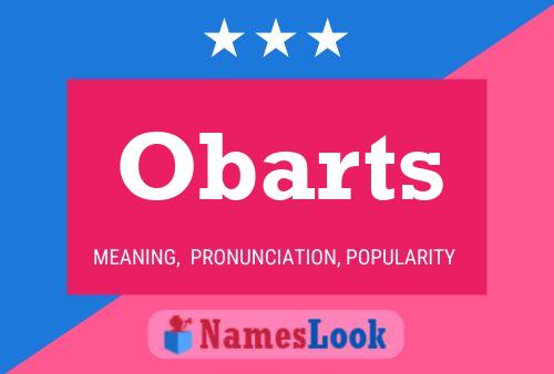 Obarts 名字海报