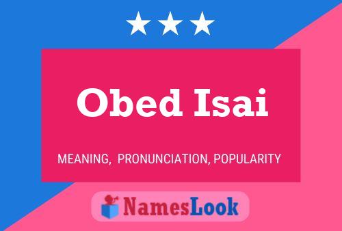 Obed Isai 名字海报