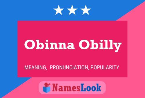 Obinna Obilly 名字海报