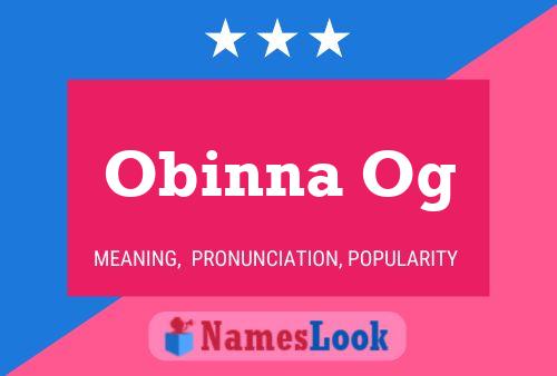 Obinna Og 名字海报