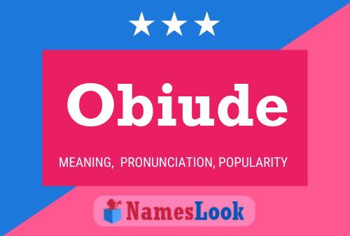 Obiude 名字海报