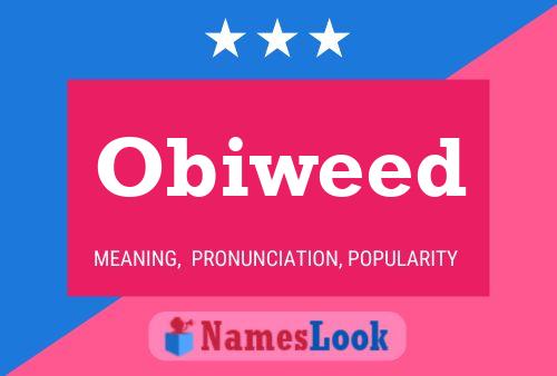 Obiweed 名字海报