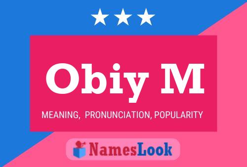 Obiy M 名字海报