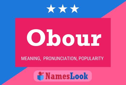 Obour 名字海报