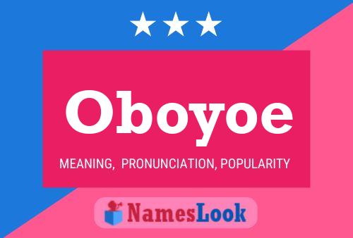 Oboyoe 名字海报