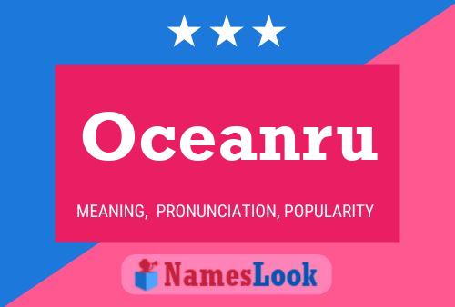 Oceanru 名字海报