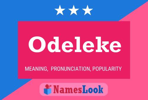 Odeleke 名字海报