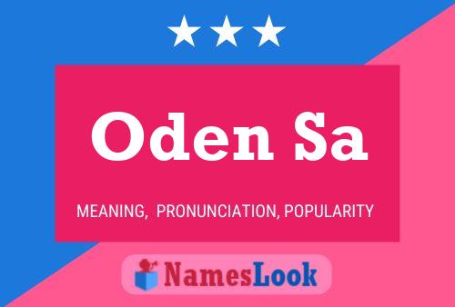 Oden Sa 名字海报