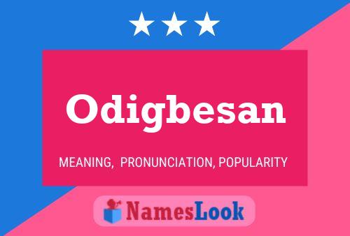 Odigbesan 名字海报