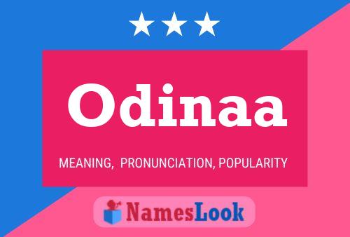 Odinaa 名字海报