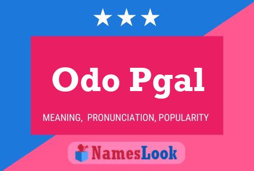 Odo Pgal 名字海报