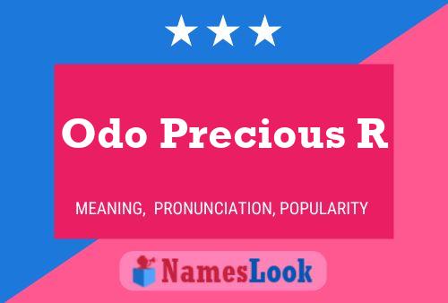 Odo Precious R 名字海报