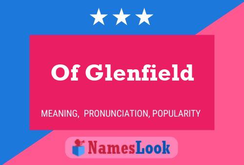 Of Glenfield 名字海报