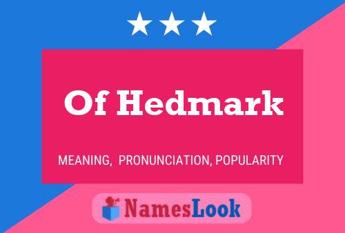 Of Hedmark 名字海报