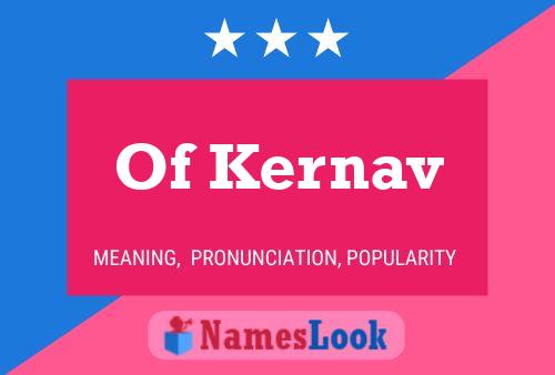 Of Kernav 名字海报