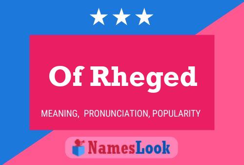 Of Rheged 名字海报