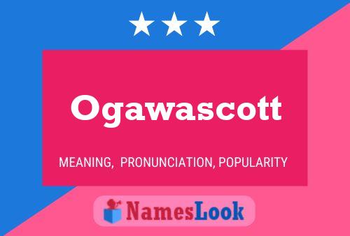 Ogawascott 名字海报