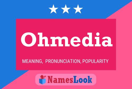 Ohmedia 名字海报