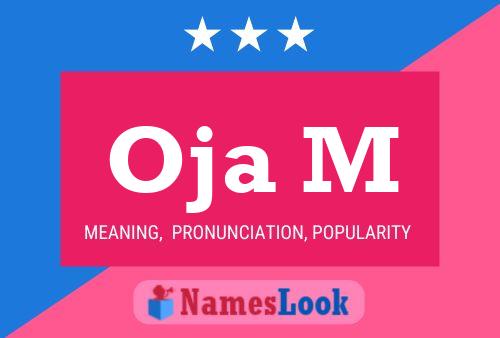 Oja M 名字海报