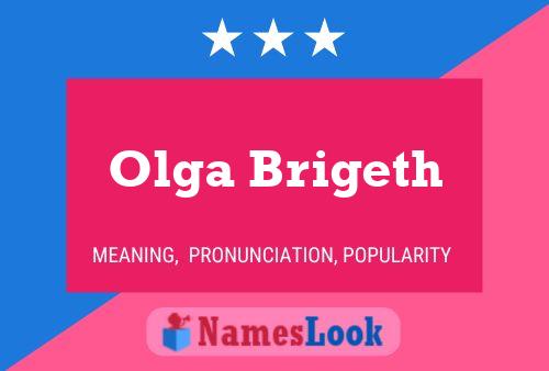 Olga Brigeth 名字海报