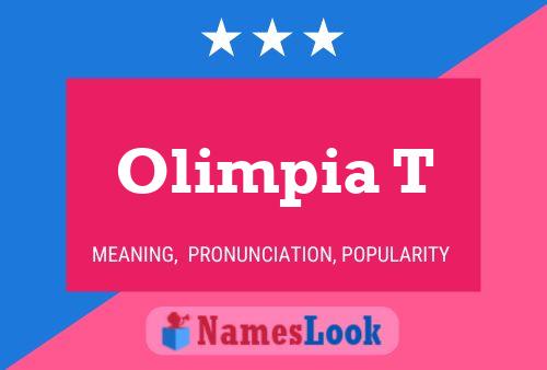 Olimpia T 名字海报