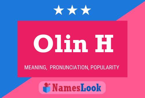 Olin H 名字海报