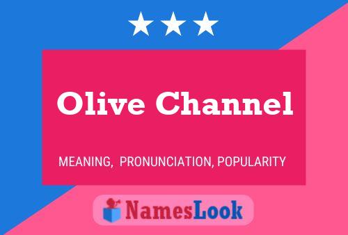 Olive Channel 名字海报