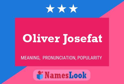 Oliver Josefat 名字海报