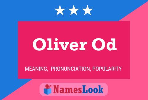 Oliver Od 名字海报