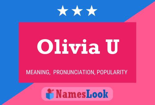 Olivia U 名字海报