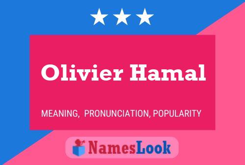 Olivier Hamal 名字海报