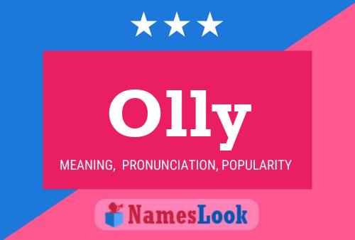 Olly 名字海报