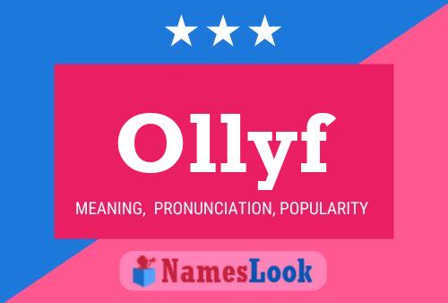 Ollyf 名字海报