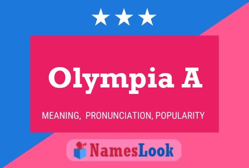 Olympia A 名字海报