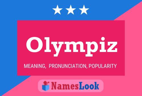 Olympiz 名字海报