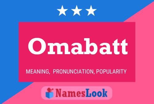 Omabatt 名字海报