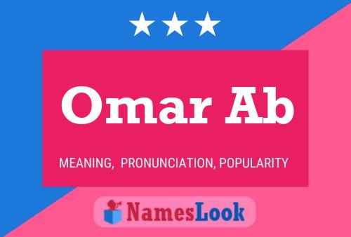 Omar Ab 名字海报