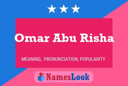 Omar Abu Risha 名字海报