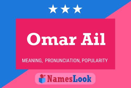 Omar Ail 名字海报