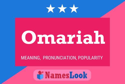 Omariah 名字海报