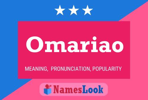 Omariao 名字海报