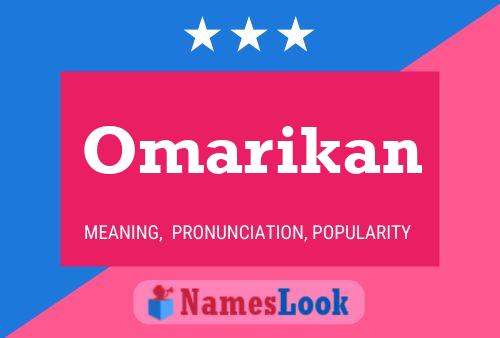 Omarikan 名字海报