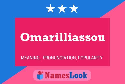 Omarilliassou 名字海报