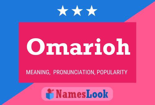 Omarioh 名字海报