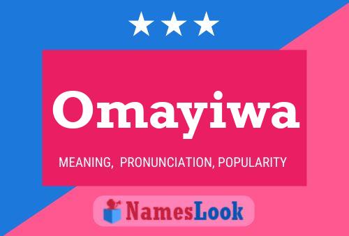 Omayiwa 名字海报