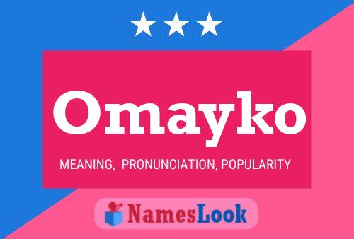 Omayko 名字海报