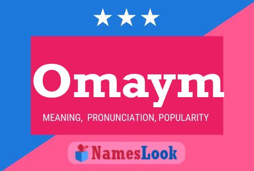 Omaym 名字海报