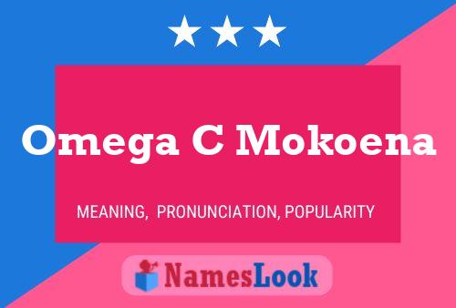 Omega C Mokoena 名字海报