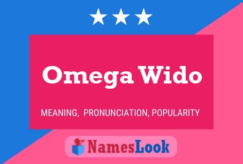 Omega Wido 名字海报